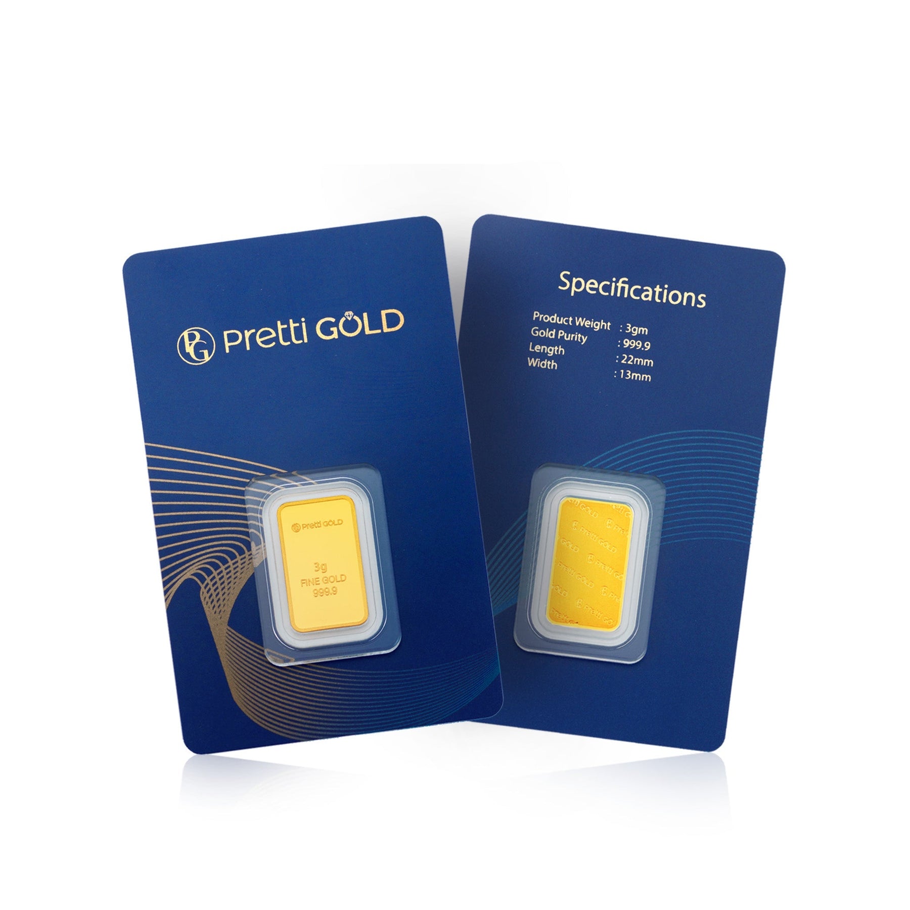 999.9 Pretti Gold Bar