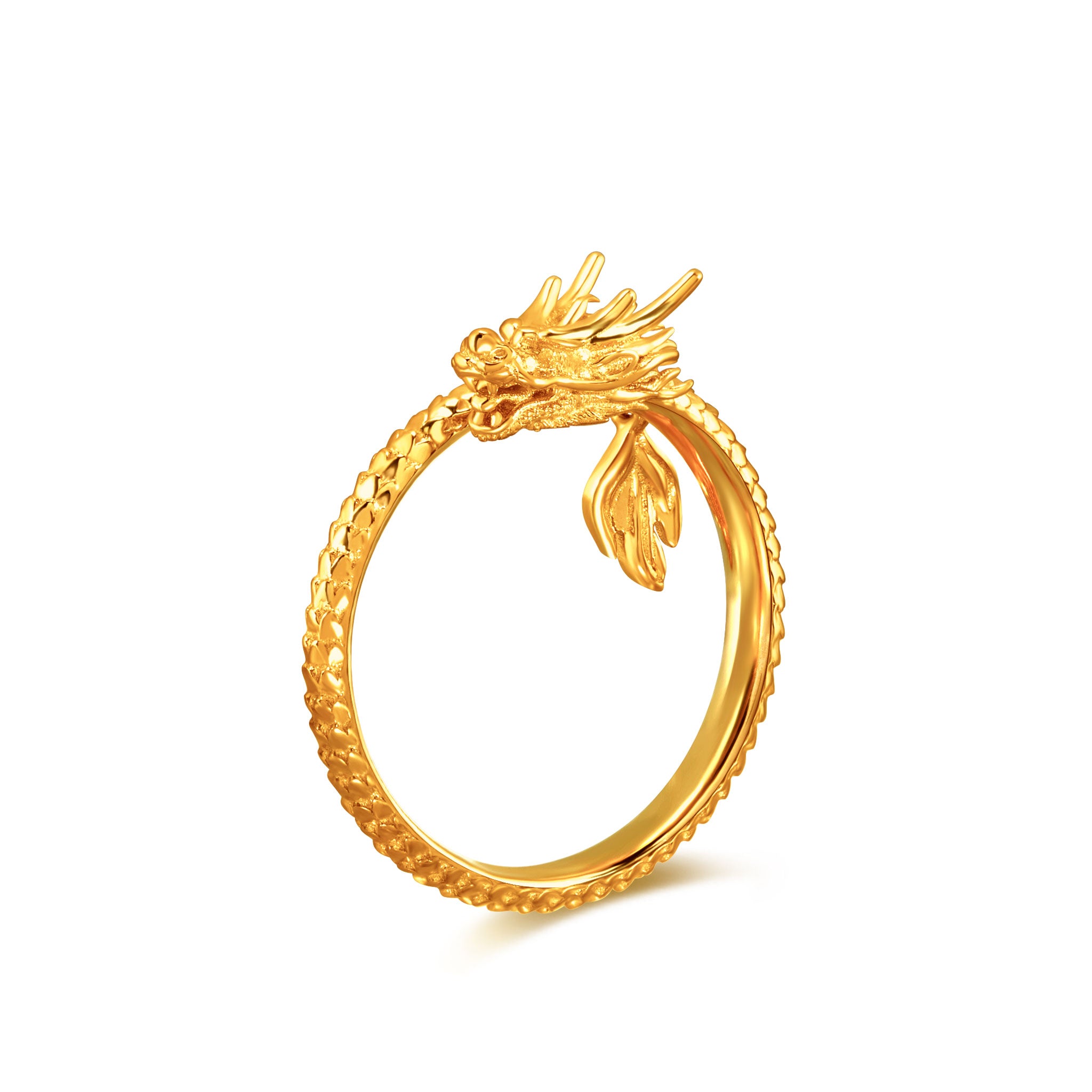 916 Gold Empowering Dragon Ring – MoneyMax Jewellery