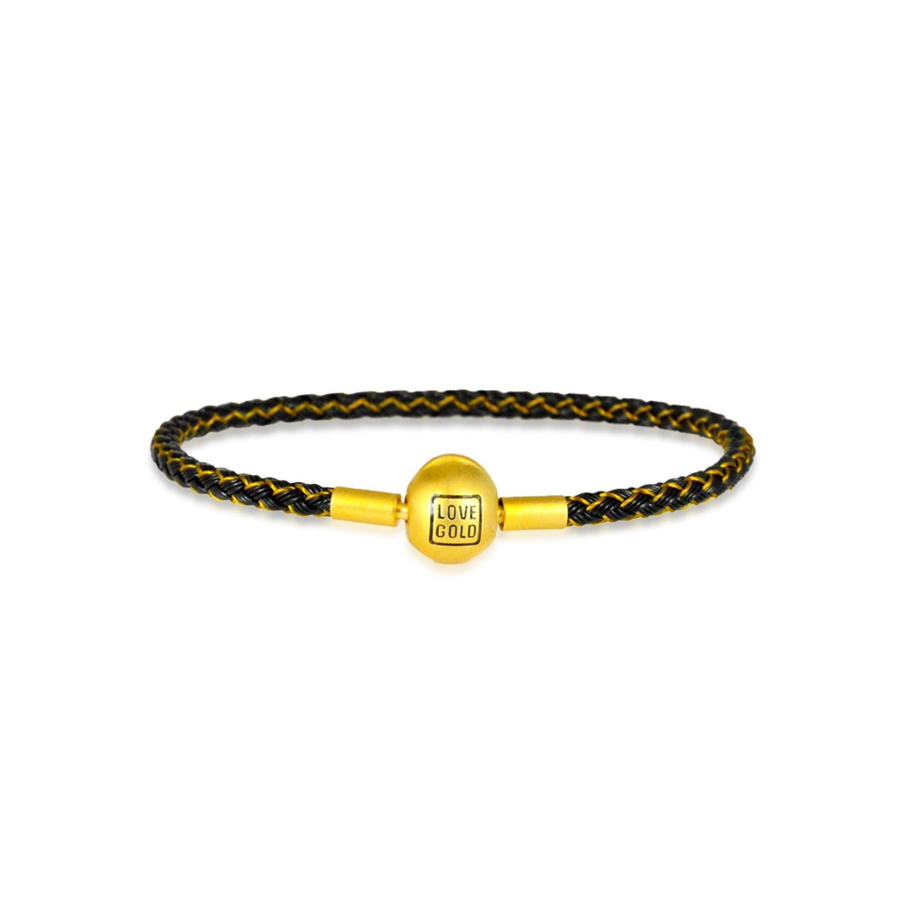 Coloured Stainless Steel Charm Bracelet