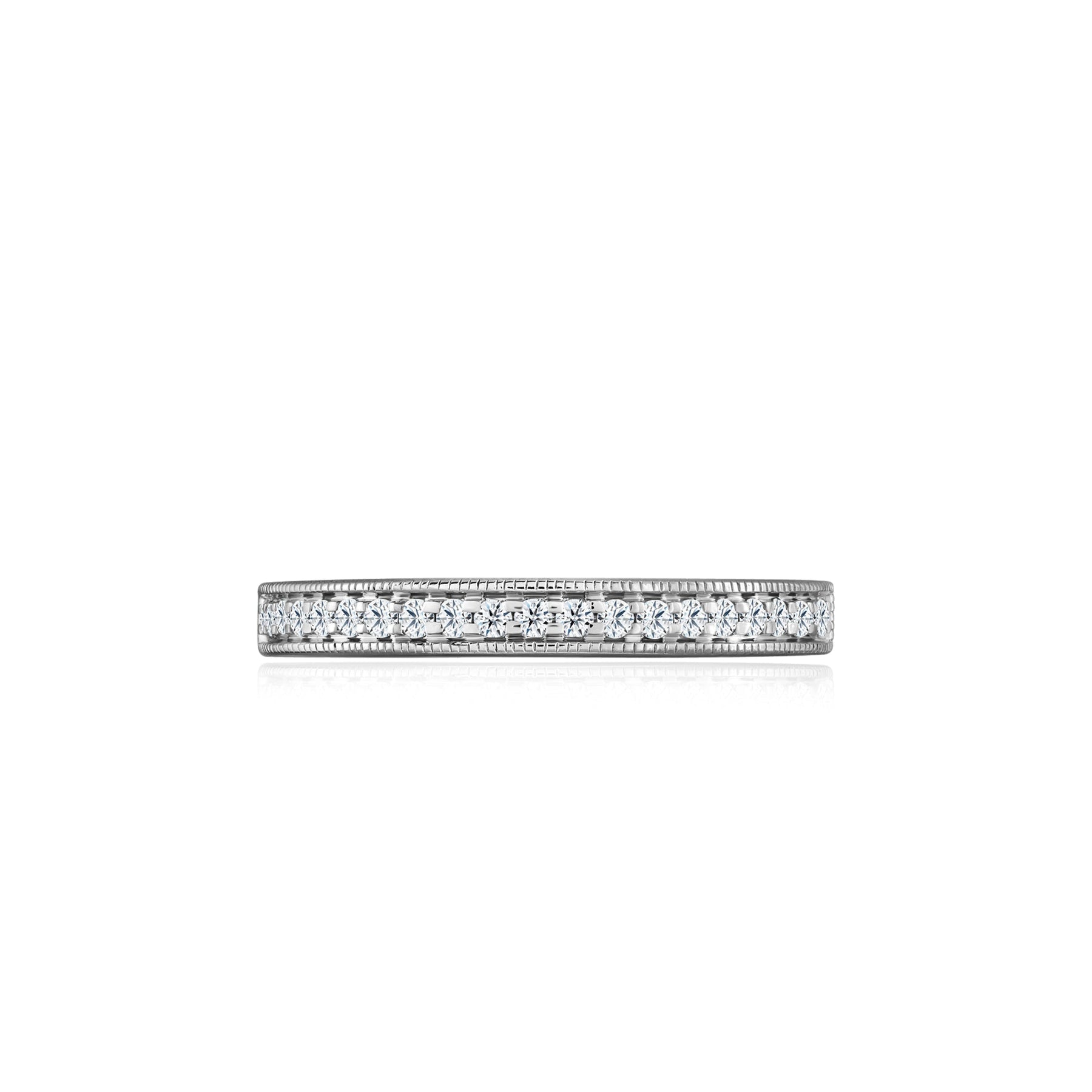 Half Eternity Pave Diamond Ring