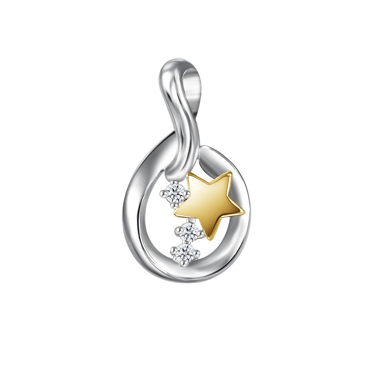 Moissanite Galaxy Pendant