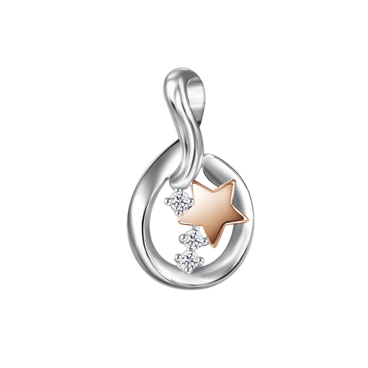 Moissanite Galaxy Pendant