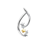 Moissanite Glitter Star Pendant