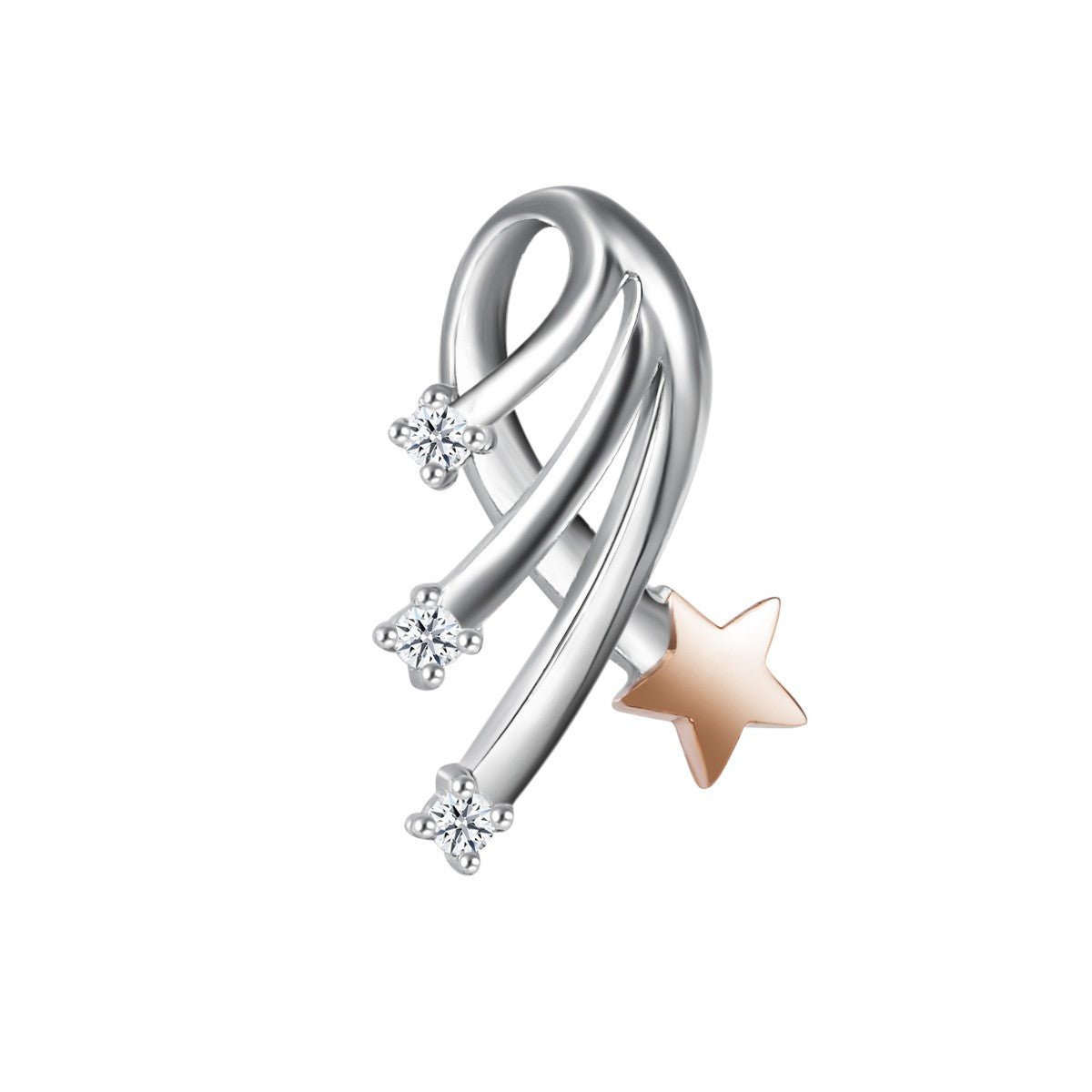 Moissanite Showering Star Pendant