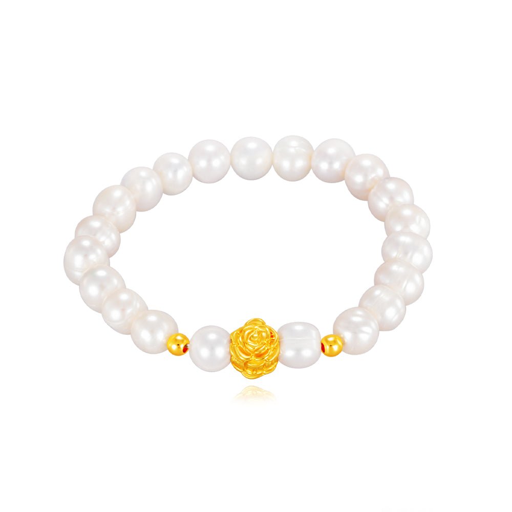 Rose Bud Pearl Bracelet (Test)