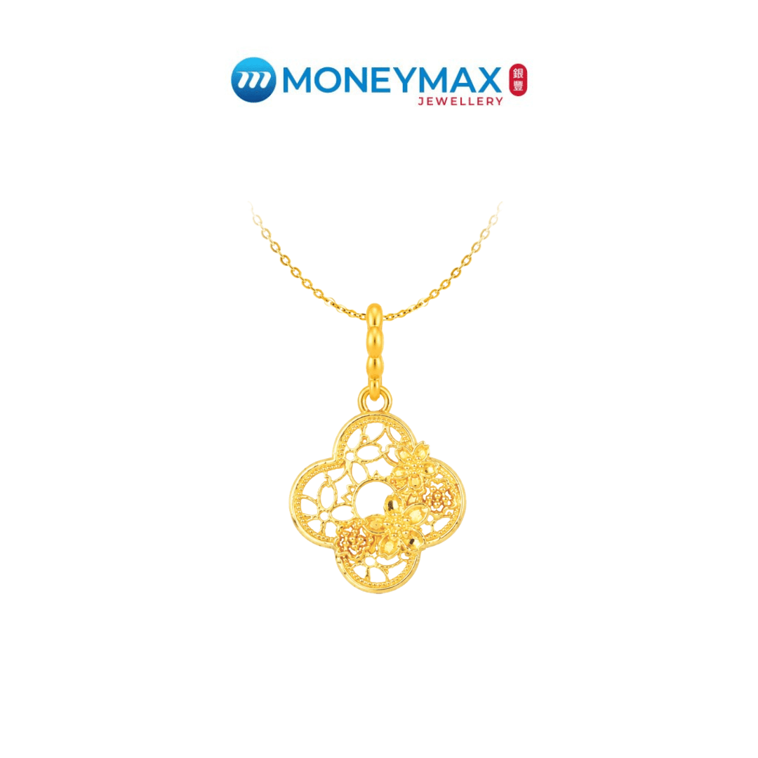[SAS Exclusive] 916/999 Gold Pendant Bundle | Free 925 Chain + Bracelet (For TikTok)