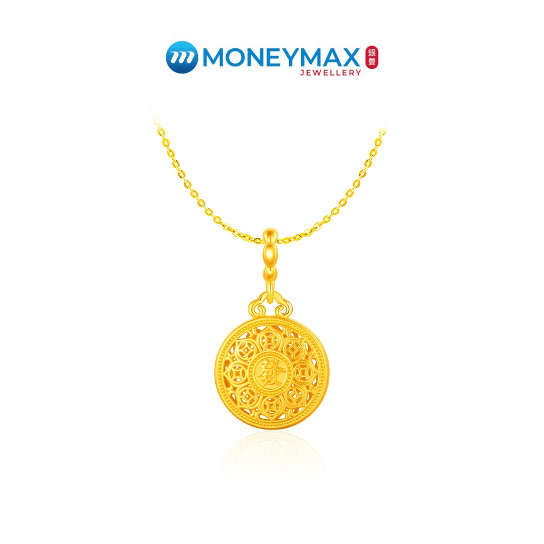 [SAS Exclusive] 916/999 Gold Pendant Bundle | Free 925 Chain + Bracelet (For TikTok)