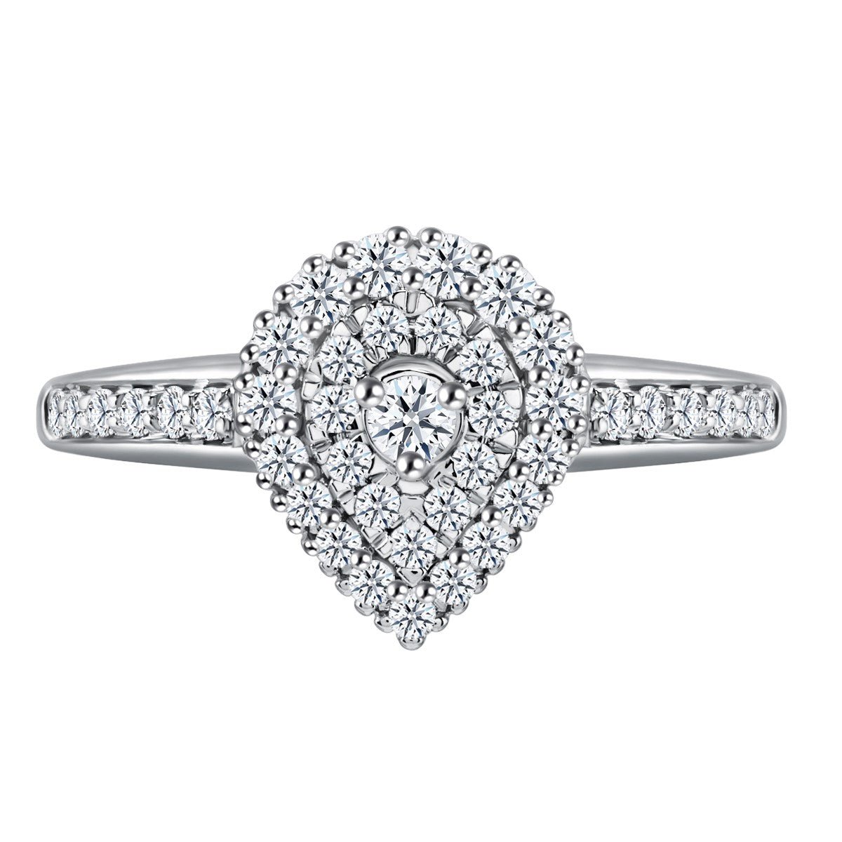 Venus Tear Diamond Ring