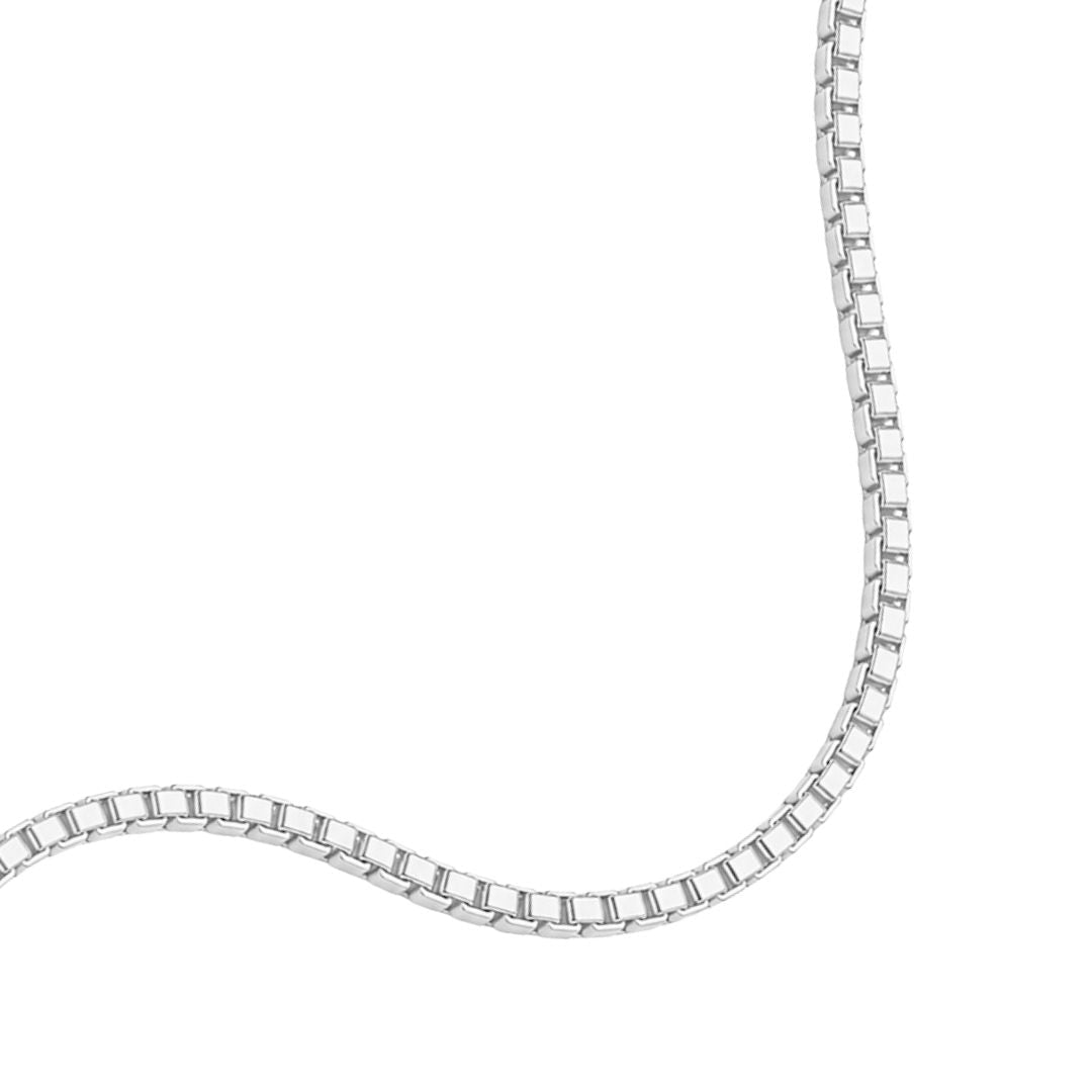 White Gold Box Chain