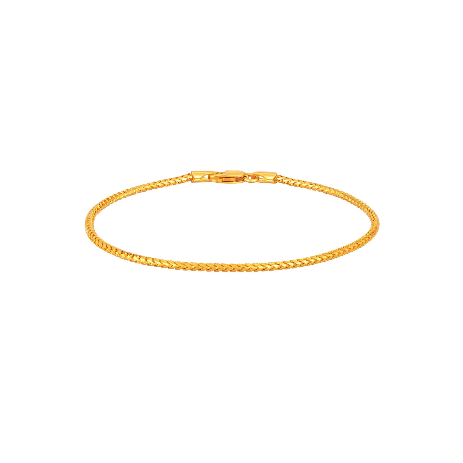 916 Gold Serpent Chain Bracelet