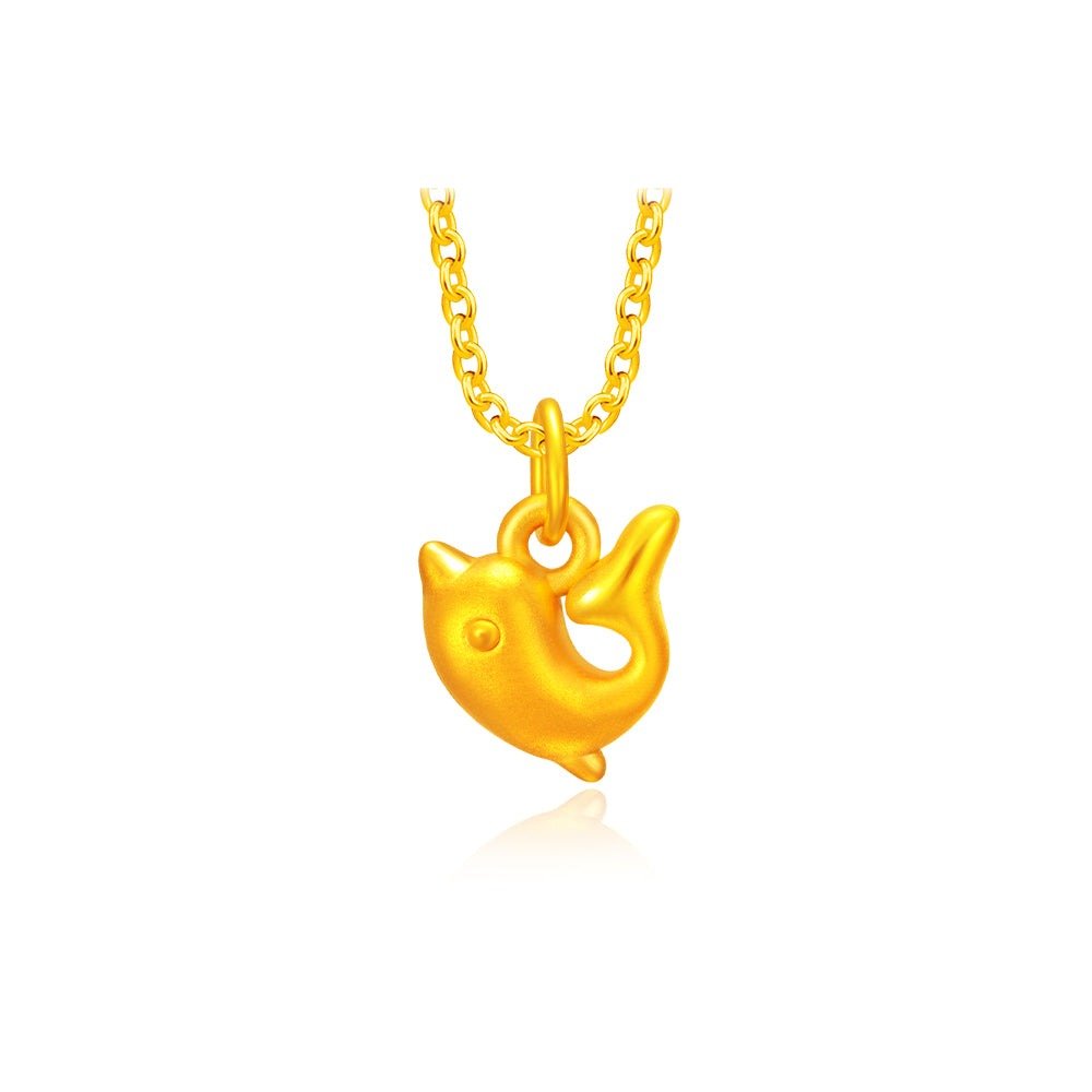 Baby Dolphin Pendant - MoneyMax Jewellery