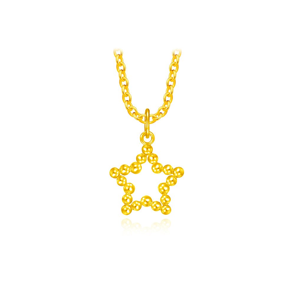 Blissful Beaded Starry Pendant - MoneyMax Jewellery