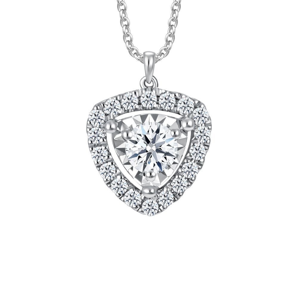 Classic Trilliant Diamond Pendant - MoneyMax Jewellery