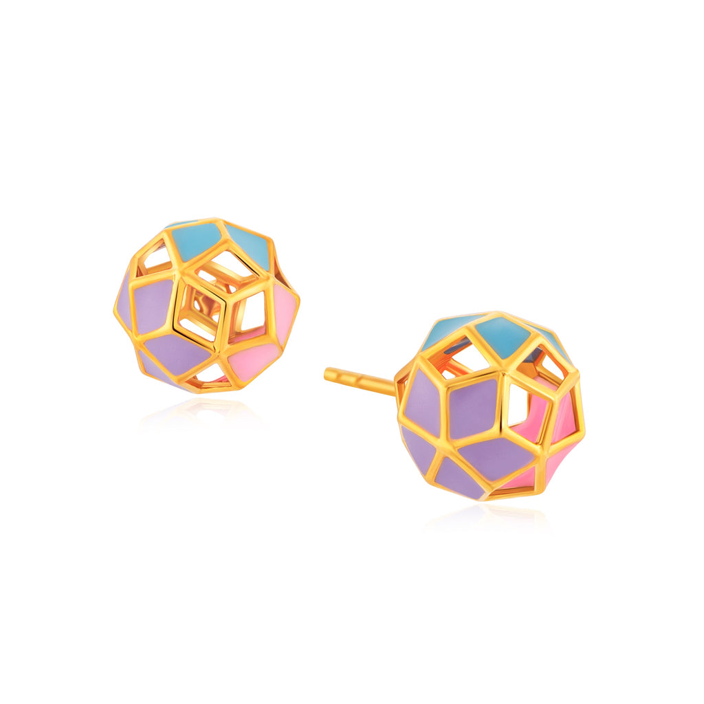 Colorful Globe Earrings - MoneyMax Jewellery