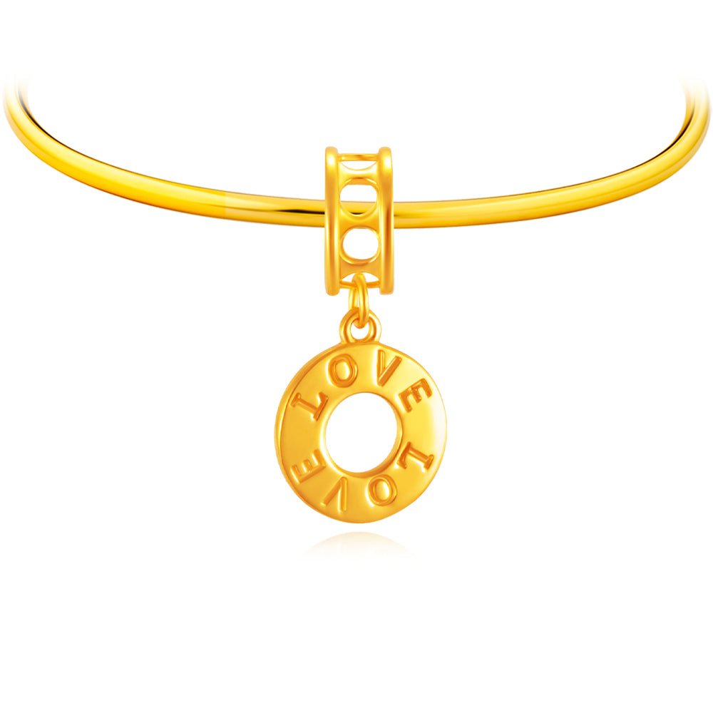 Dangling Donut Love Charm - MoneyMax Jewellery