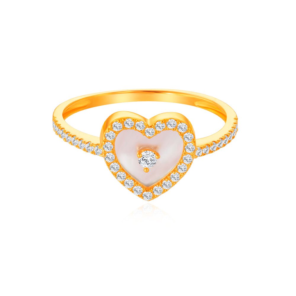 Luminescent Heart Ring - MoneyMax Jewellery