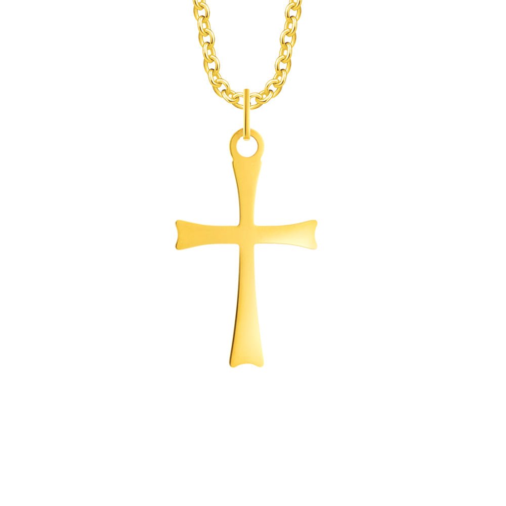 Modern Cross Pendant - MoneyMax Jewellery
