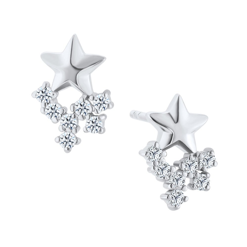Moissanite Constellation Stars Earrings - MoneyMax Jewellery