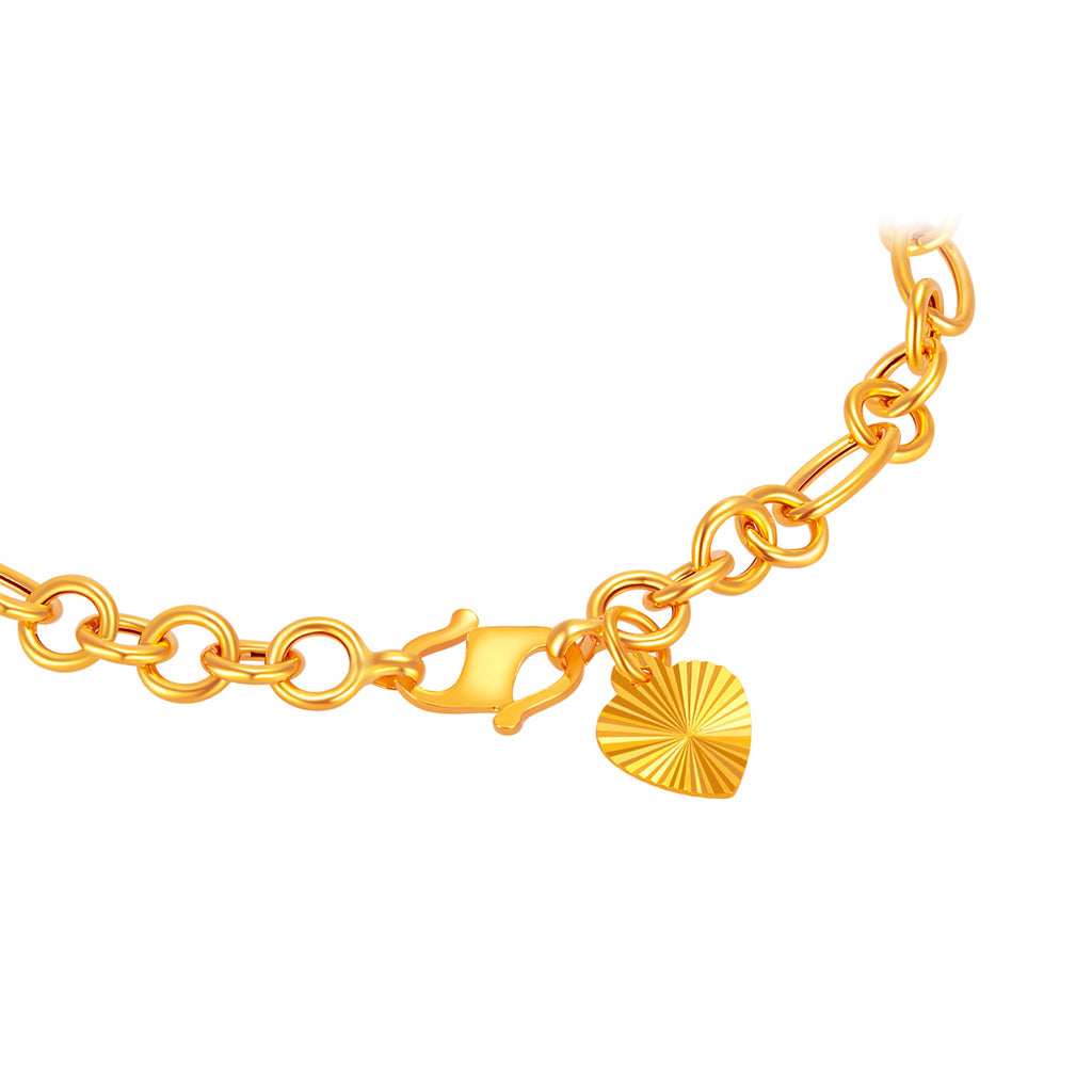 Multi-Rings Link Bracelet - MoneyMax Jewellery