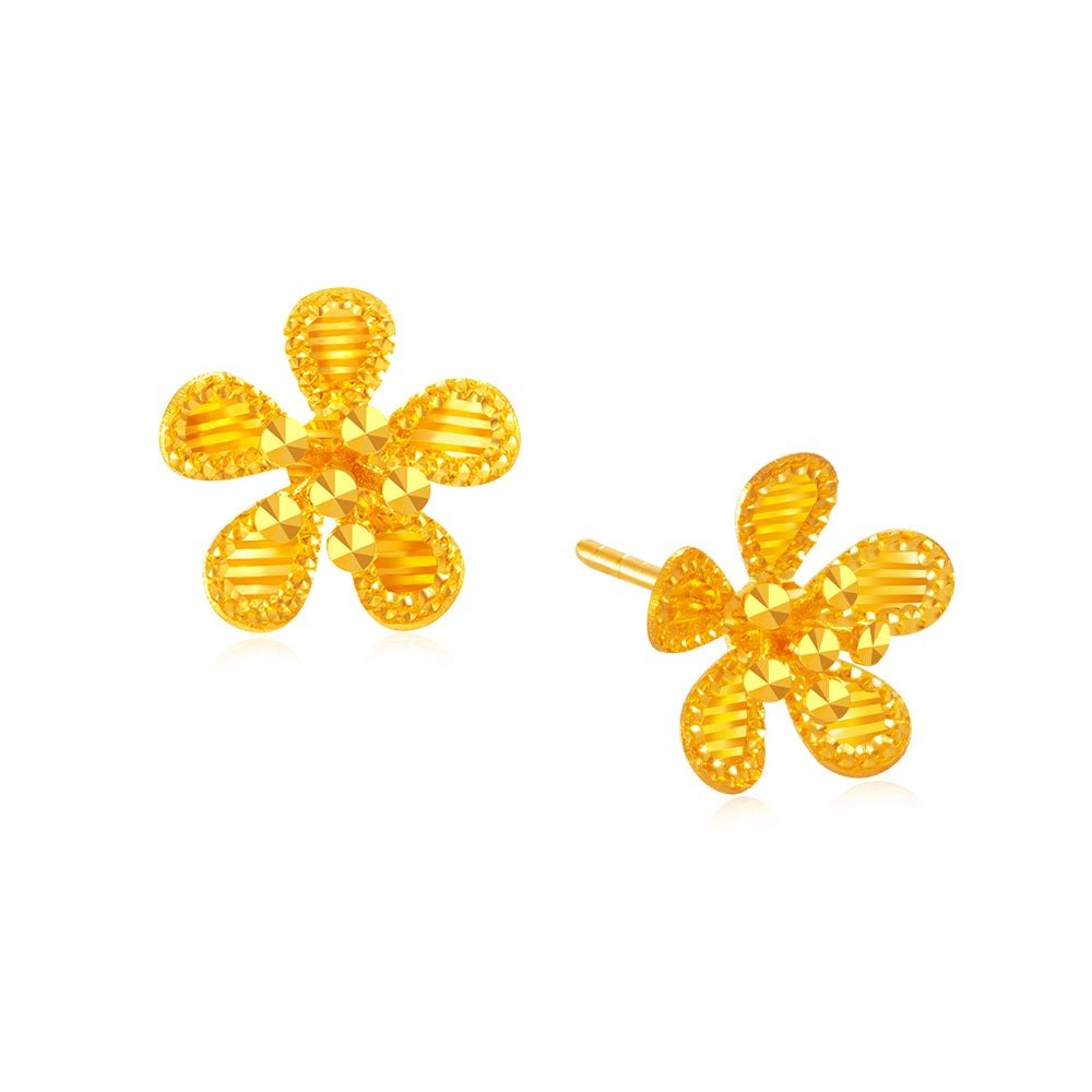 Penta Bloom Earrings - MoneyMax Jewellery