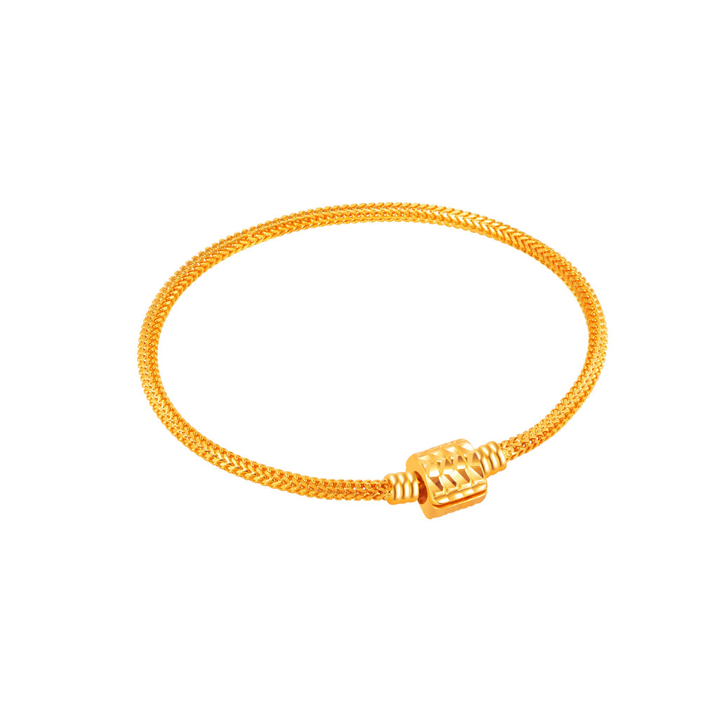 Round Mesh Charm Bracelet - MoneyMax Jewellery