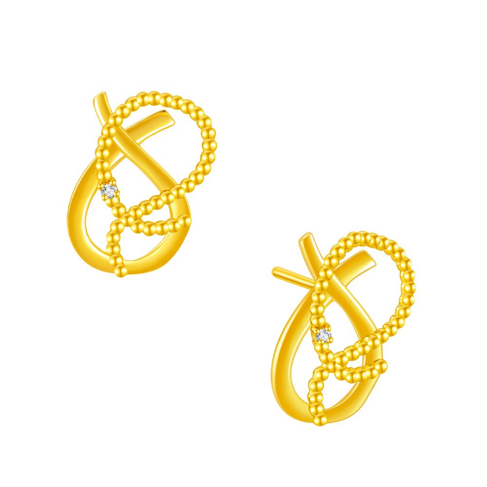 Ruyi Knot Earrings - MoneyMax Jewellery