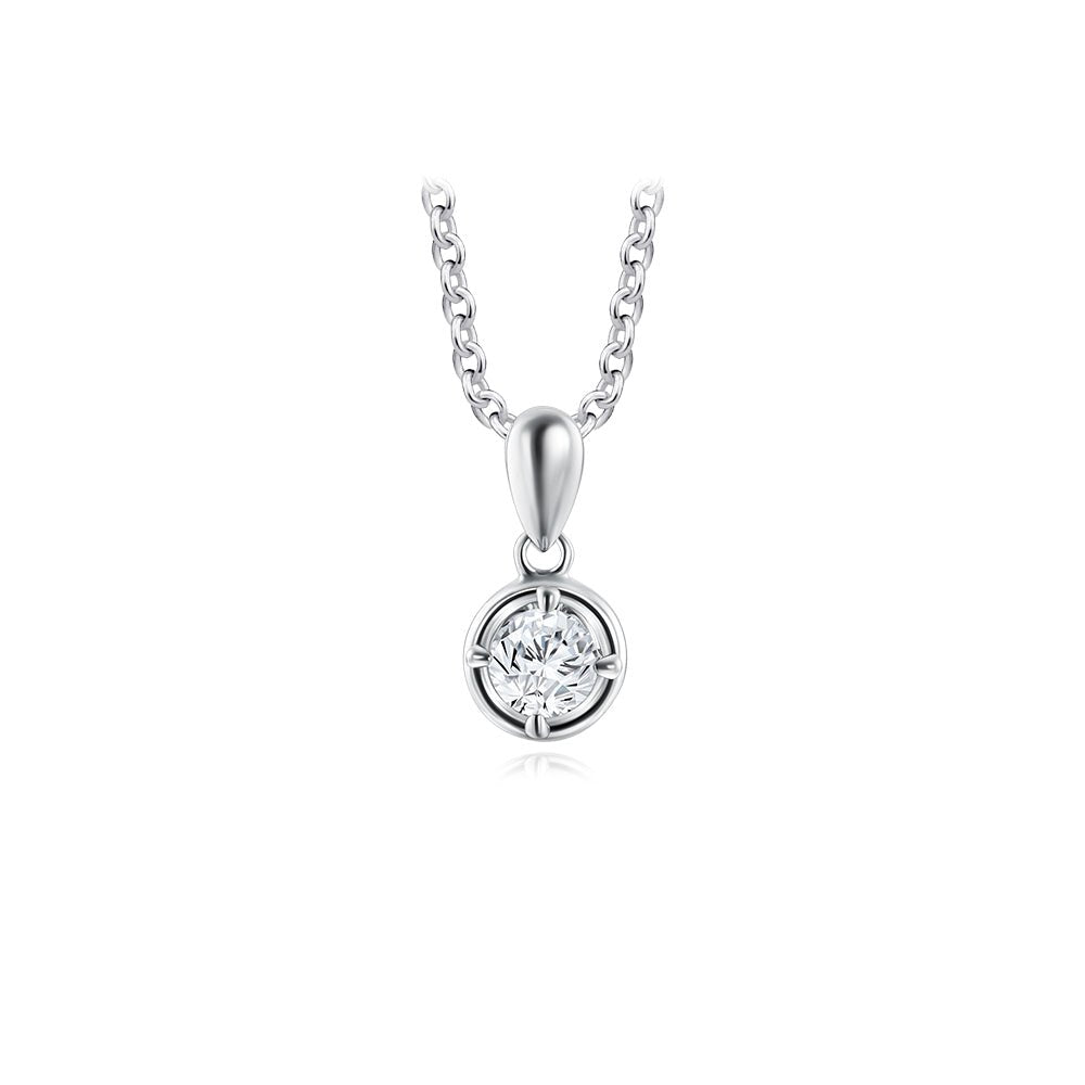 Solitaire Diamond Pendant - MoneyMax Jewellery