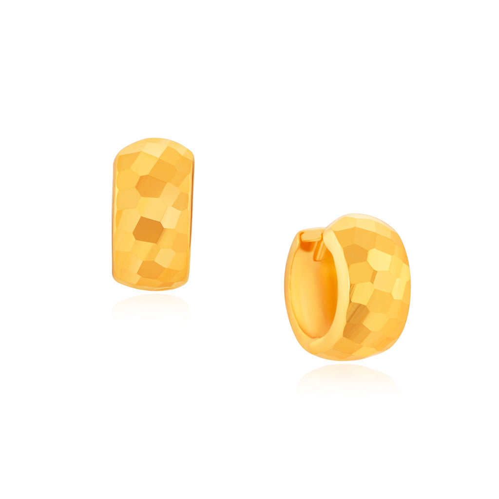 Sparkle Hoop Earrings - MoneyMax Jewellery