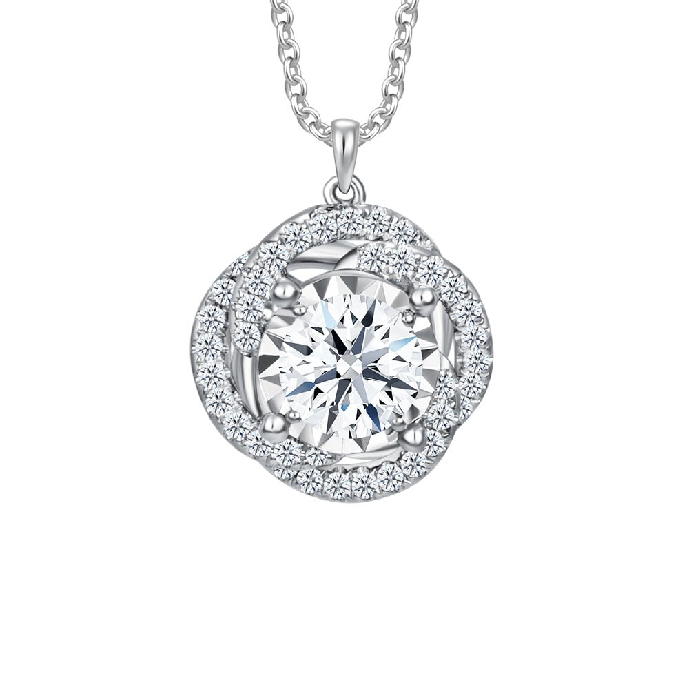 Swirl Diamond Pendant - MoneyMax Jewellery