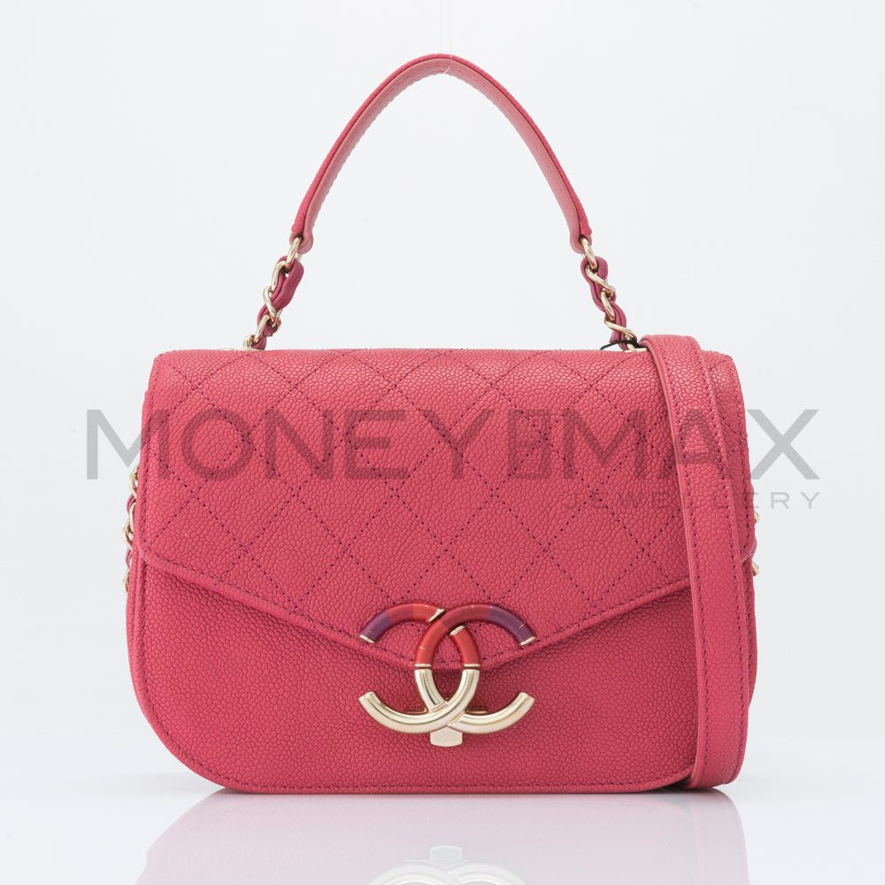 Chanel round hot sale flap bag