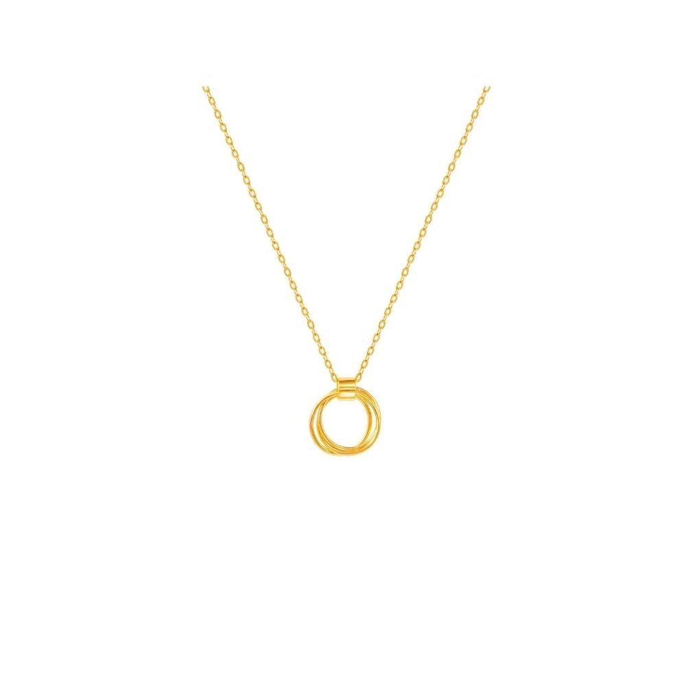 Trinity Rings Necklace - MoneyMax Jewellery