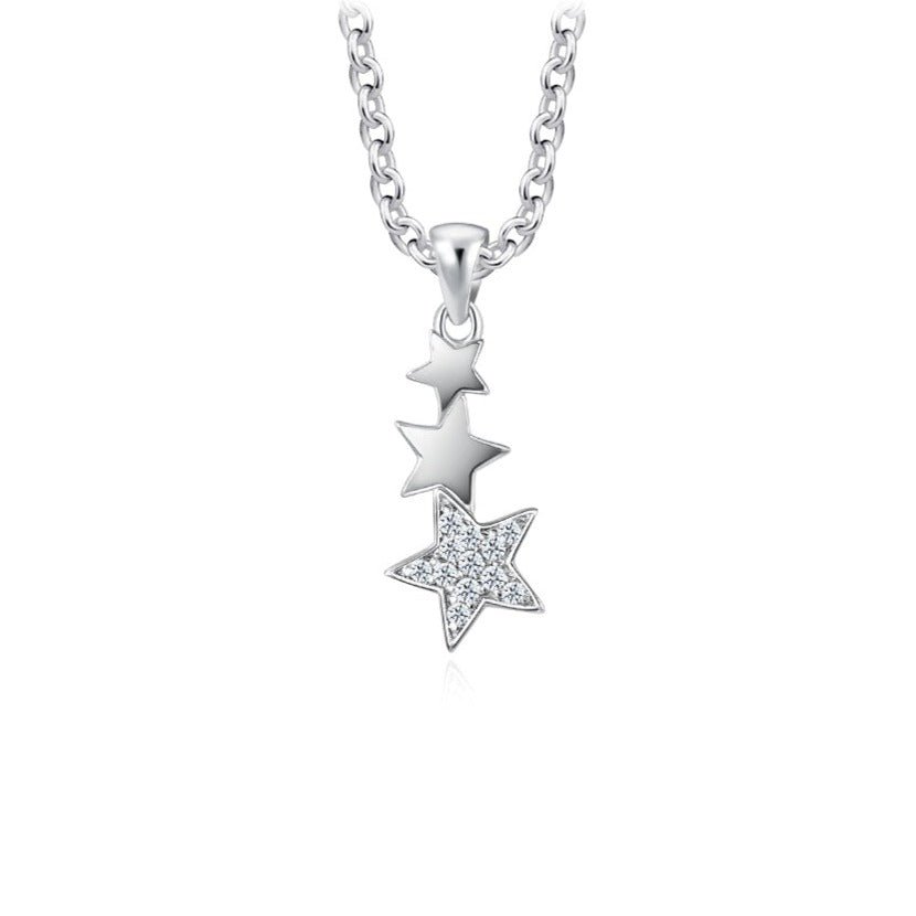 Triple Stars Pendant - MoneyMax Jewellery