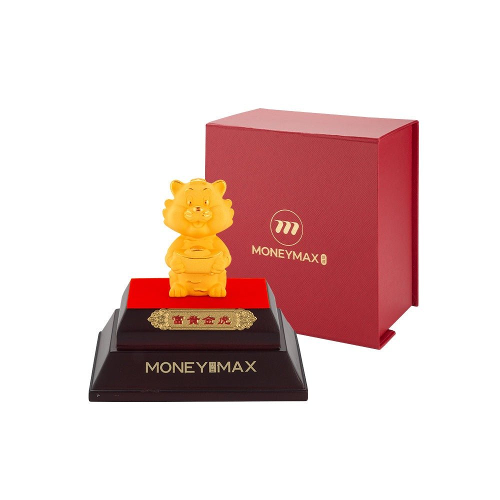 Wealth Tiger Figurine - MoneyMax Jewellery